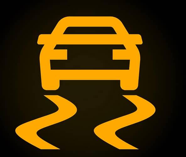 Traction Control Warning Light