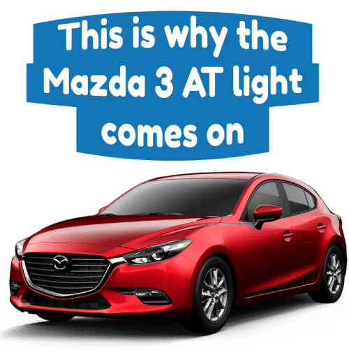 Mazda 3 at light