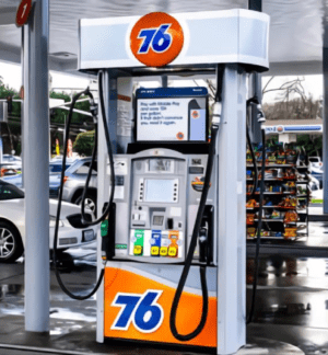 76 gas pump