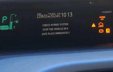 Check Hybrid System warning