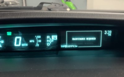 Maintenance Required Light On Toyota Prius – Meaning & How To Reset