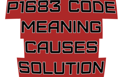 P1683 Code – Meaning, Causes, and Solution