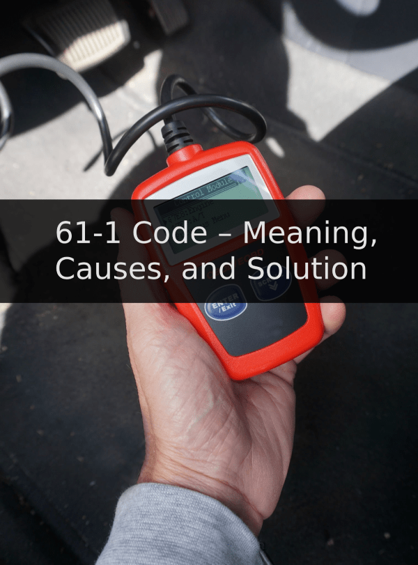 61-1 fault code