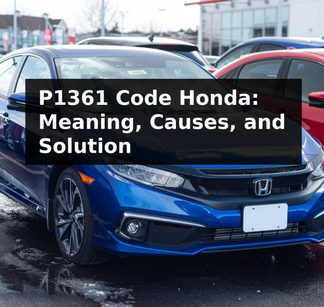 P1361 Honda trouble code