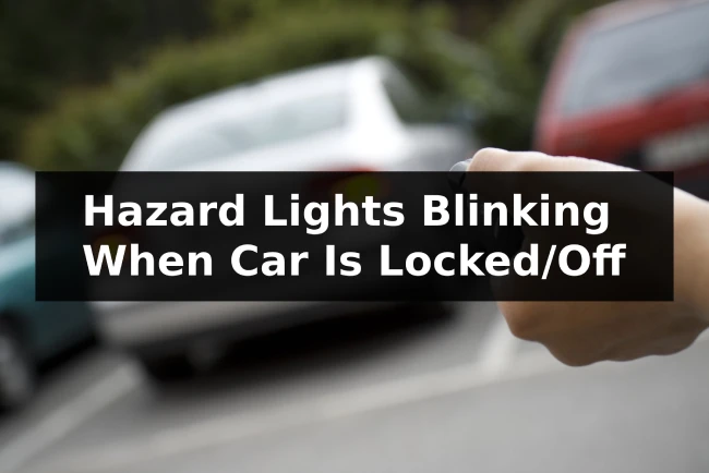 blinking hazard lights