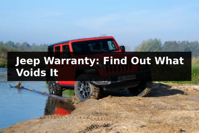 what voids jeep warranty