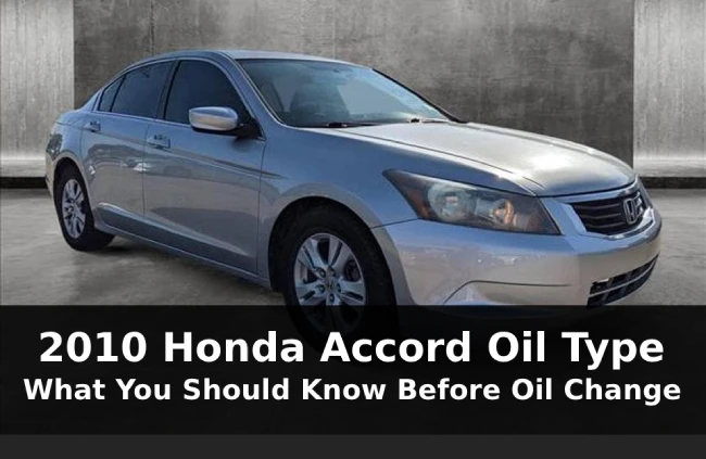 honda accord 2010 oil type