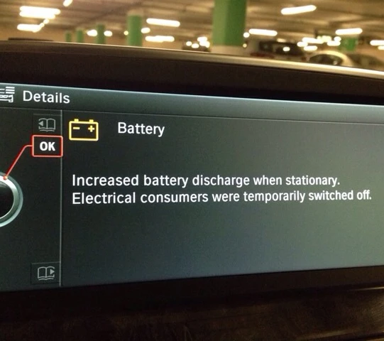 Battery Discharge Increased