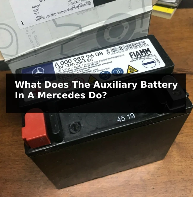 Mercedes secondary battery