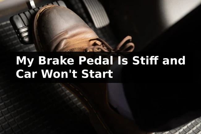 brake pedal is hard