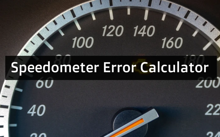 speedometer calibration calculator
